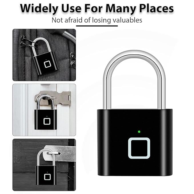 Fingerprint Smart Door Lock with LED Display