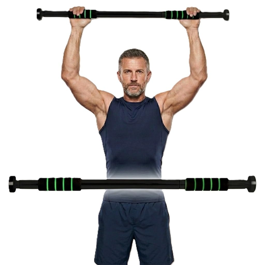 100 kg adjustable no screw pull up bar For Home (62-100cm) Kids & Adults