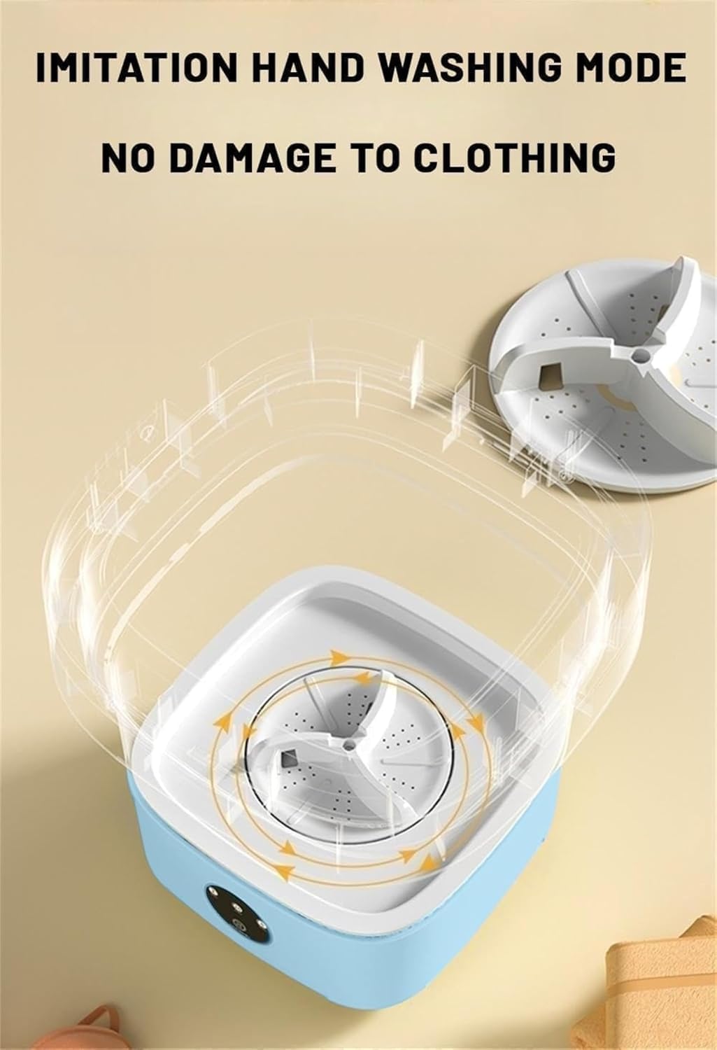Portable Washing Machine, 16L Mini Washing Machine With Spin Basket