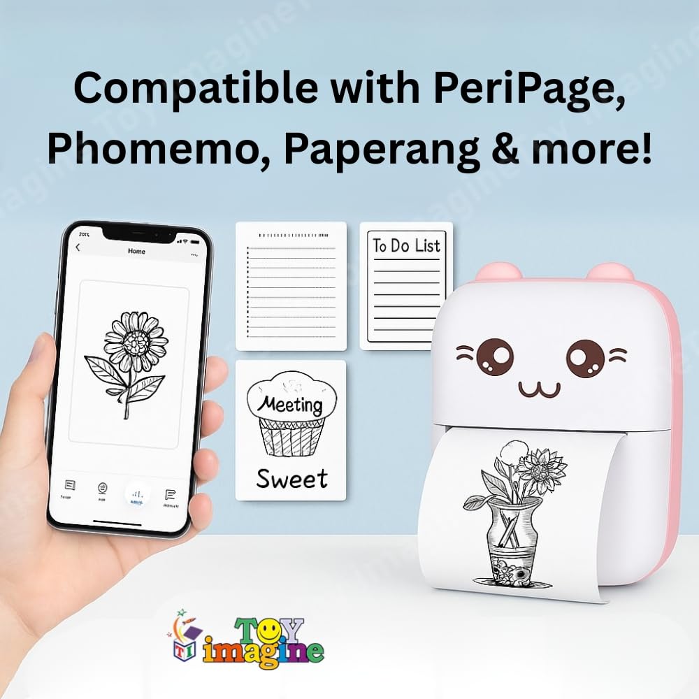 Mini Portable Thermal Printer Bluetooth Pocket Printer