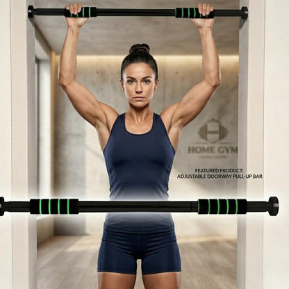 100 kg adjustable no screw pull up bar For Home (62-100cm) Kids & Adults