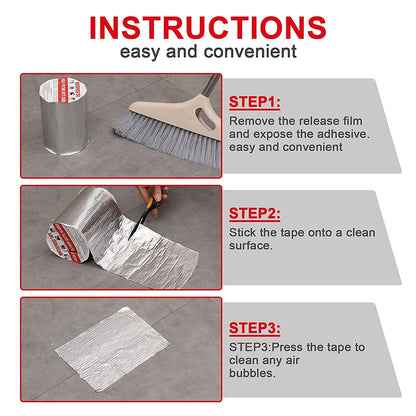 Super Strong Adhesive Waterproof Permanent Repair Aluminum Butyl Tape