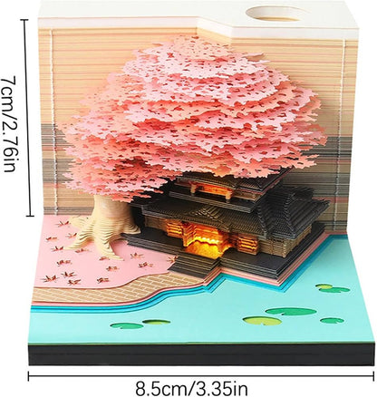 3D Memo Pads Calendar 2026, DIY Art Creative