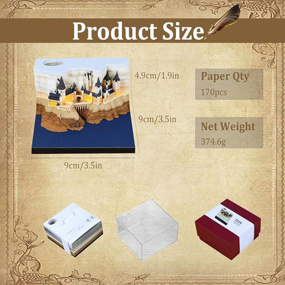 3D Memo Pads Calendar 2026, DIY Art Creative