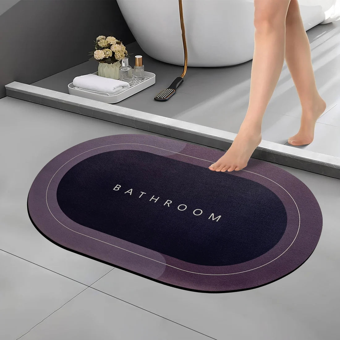Anti-Skid Water Soaking Floor Mat, Bath Mat 3.5mm